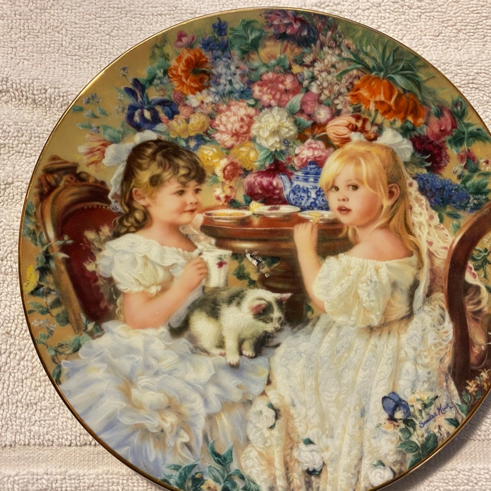 Collectable plate The Tea Party